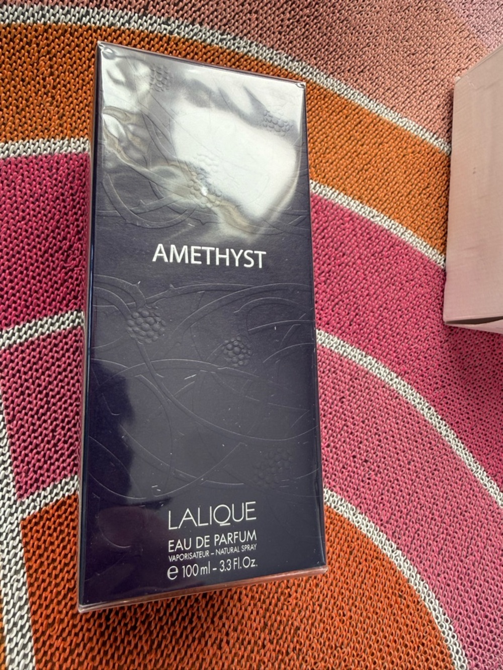 NIB 3.3oz Lalique Amethyst Eau de Parfum - Deep Purple Box